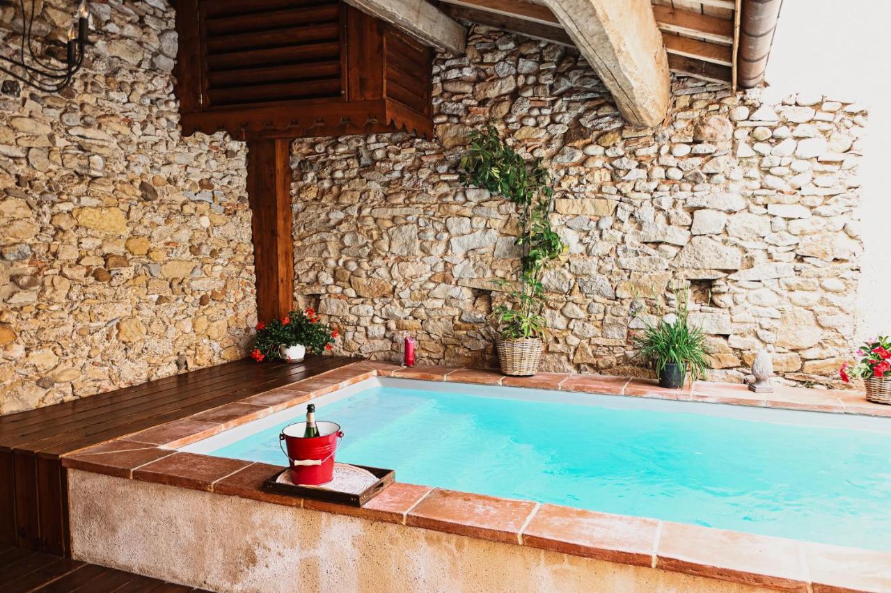 Demeure De La Carmine, Sejour Bien-Etre D'Exception, Piscine, Hammam, Champagne Bed & Breakfast Mirepoix  Ngoại thất bức ảnh